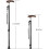 Retractable Solid Wood Walking Cane For Elderly Lightweight Adjustable Height Non Slip Tip 2