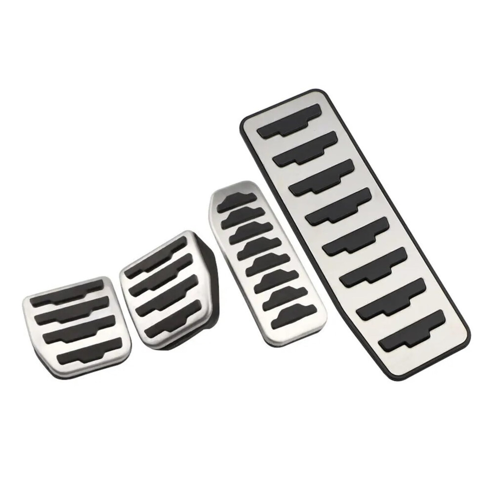 Car Pedal Covers Compatible Gas Brake Pedal Foot Rest Pad Cover 4Piece Mt With Rest 9323874217499