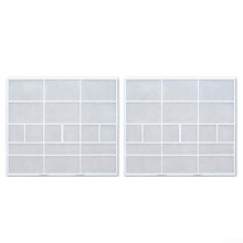 Aircleaner Dustproof Filter Screen 2Pack Indoor Unit Hanging Plastic Outlet Covers Split AC Compatible 31.9 x 28.3 cm