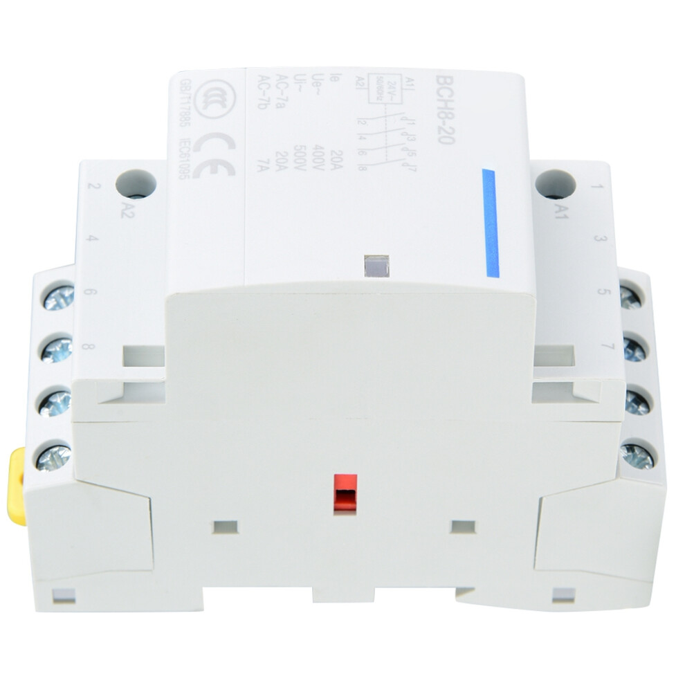 4P 20A Household Ac Contactor 220V Din Rail Mount 35Mm 4391364175821