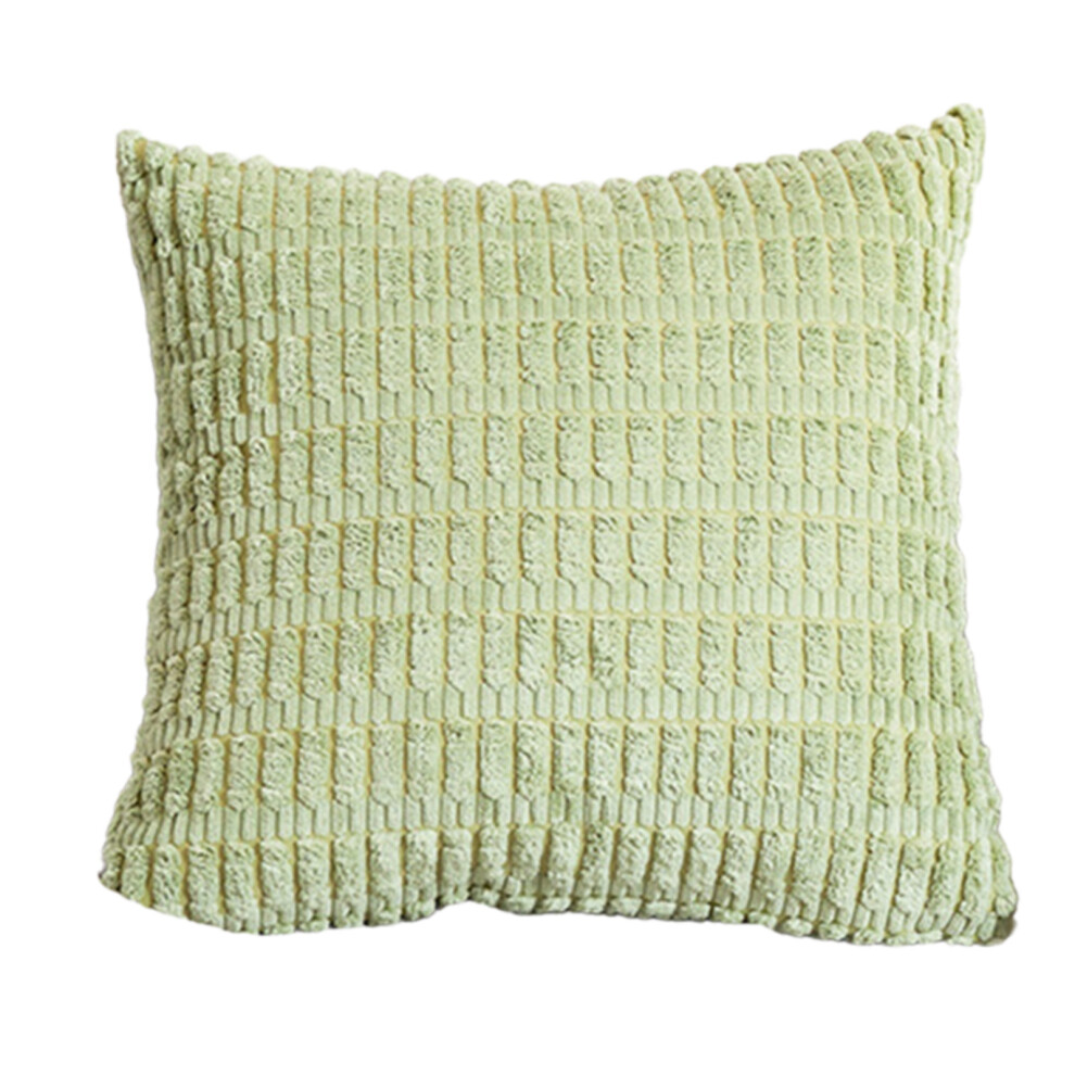Corduroy Pillowcase Soft Plushes Cushions Cover Easy-Green