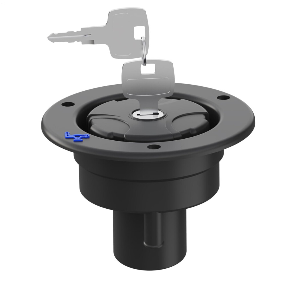 Rv Water Hatch Inlet Lockable Valve With Keys Dustproof Valve Adapter For Rv Motorhome Caravan Camping Black 9067246073688