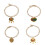 4pcs Traditional Pet Pendants Longevities Lock Regulable-M 1