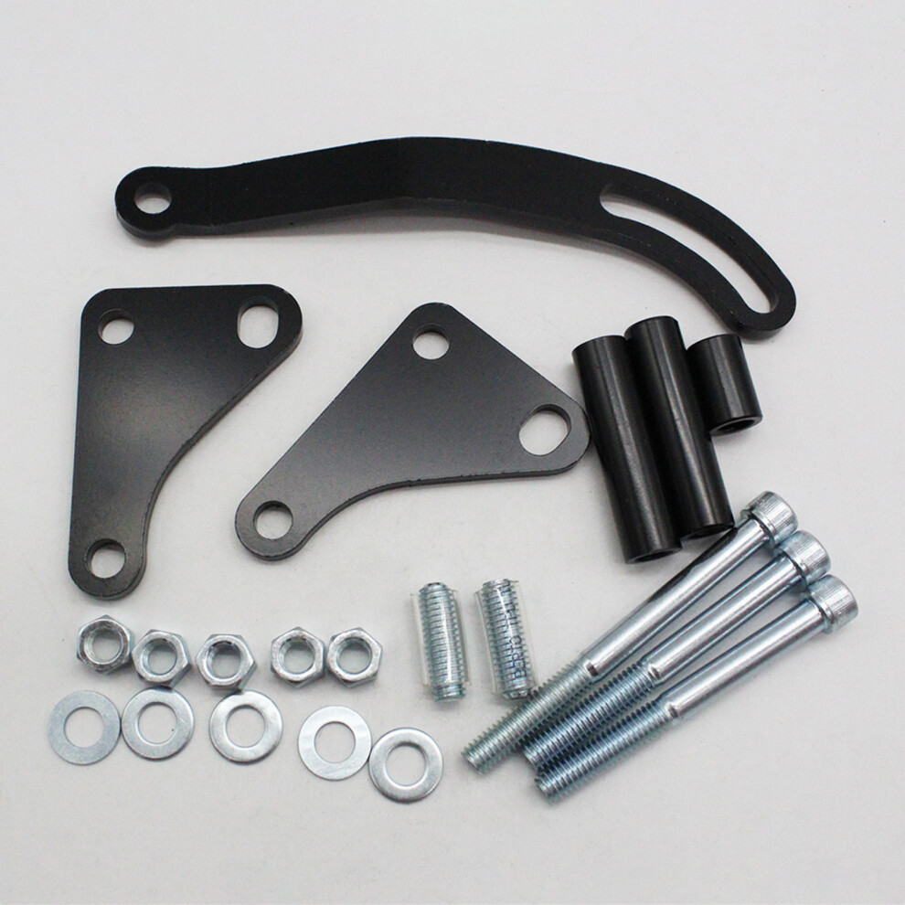 Power Steering Pump Bracket For Chevy Sbc 350 383 400, Black 5091364177038
