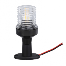 Hecklicht für Boote, 5 Zoll, 12–24 V DC, weiße Farbe, 360 Sichtfeld, 2 Seemeilen, IP66 wasserdicht, Schiffsnavigationslicht