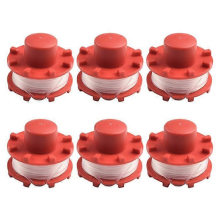 6 deler kompatibel med Einhell GE-CT 36/30 Li E-Solo gressklipper 3405096 spole reservedel