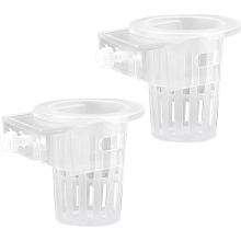 2er-Set Aquarienpflanzenhalter, hängende Aquarienpflanzgefäße aus Kunststoff für Wasserpflanzen