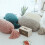 Chunkys Knitted Candy Shape Throw Pillows Soft-Dark Green 7