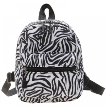 Mini-Rucksack für Damen, lässiger Nylon-Rucksack mit Tiermuster, praktischer Reise- und Schulrucksack