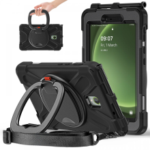 Kompatible Schutzhülle mit Ständer und Schultergurt für Samsung Galaxy Tab Active5 SM-X300