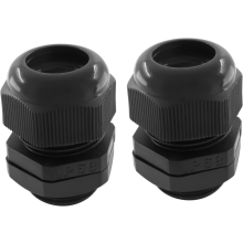 2er-Packung, 1 Stück kompatibel mit NPT-Kabelverschraubung, wasserdichte, verstellbare Kabelklemmen aus Nylon