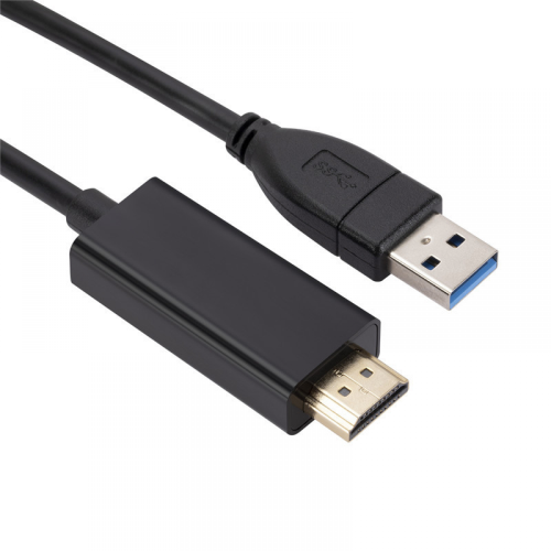 1,8 m USB til HDMI-adapterkabel USB 2.0 Type A han til HDMI-han konverter Ny 1