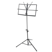 Folding Music Stand Black Portable Sheet Music Stand For Keyboard Strong LoadBearing Capacity