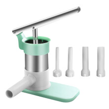 Practical Stainless Steel Sausage Filler Kitchen-lever enema
