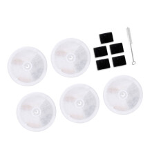 5/10pcs Nonwoven Fabric Pet Filters High Density-5 pieces