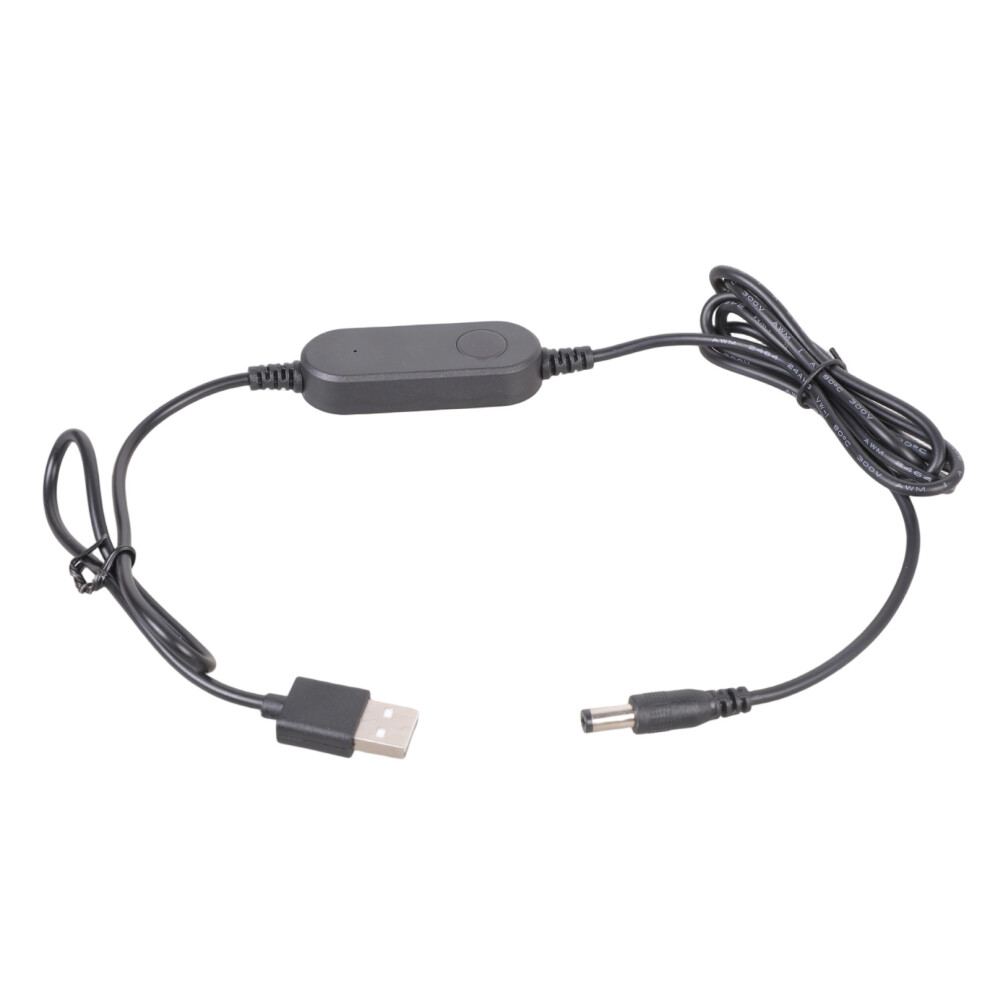 Dc5521 Conversion Cord 5V Input To 12V Output For Home Office 7754000526482