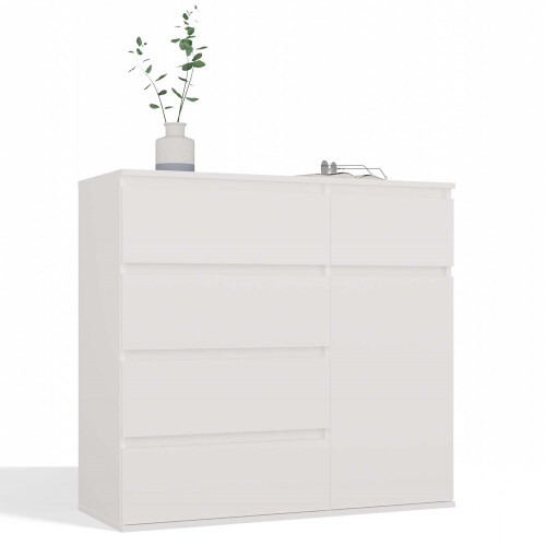 Commode Malwa 1D5S BLANC