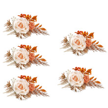 Sophisticated Wedding Corsage Set With Wrist-wrist flower