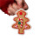 Christmas Refrigerator Magnet, Snowman Snowflake Magnetic-C 3