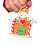 Christmas Refrigerator Magnet, Snowman Snowflake Magnetic-C 7