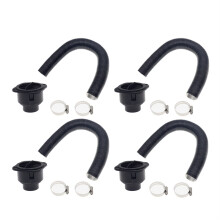42mm Heater Duct For Car Truck Ducting Warm Air Outlet Vent Hose Clips Compatible Flat Outlet 42mm