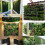 Borsa per fioriere da balcone in feltro da parete per vari spazi, materiale resistente e versatile riutilizzabile, atossico e resistente alla 6