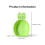 3pack Ergonomic Pet Food Spoon Environmental Protecting Plastic 3