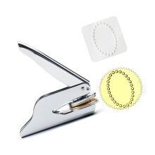 Embossing zegel stempel RVS zegel embosser voor-ovale tamboerijn