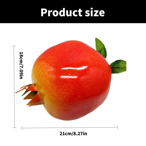Functional Faux Pomegranate Accessory Decorative Simulation 2