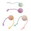 6PCS Cats Sisal Balls Cotton Rope-Single tail mint gre 2
