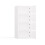 Commode ALMA WHITE 4 portes 4 étagères 9