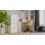 Commode ALMA WHITE 4 portes 4 étagères 3