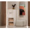 Commode ALMA WHITE 4 portes 4 étagères 7