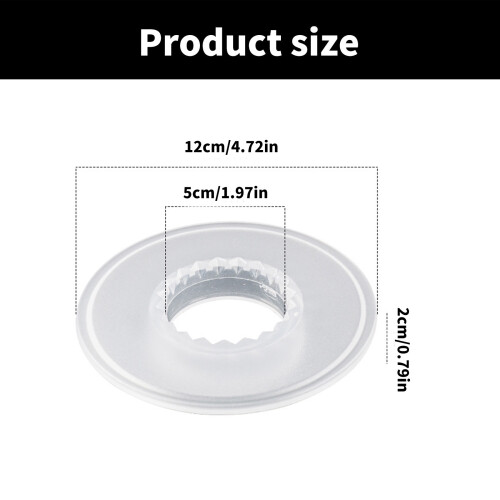 Transparent Resin Paper Filter Support Slip Resistant Coffee 2