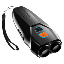 (black) High Power Dog Repeller With Double Probe Transformer Drive Ultrasonic