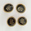 Airport Uniform Buttons Rustproof Metal Buttons-Style 5 1 7