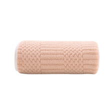 Luxe koraalfluwelen handdoek,-Lichte vleespoederhanddoek