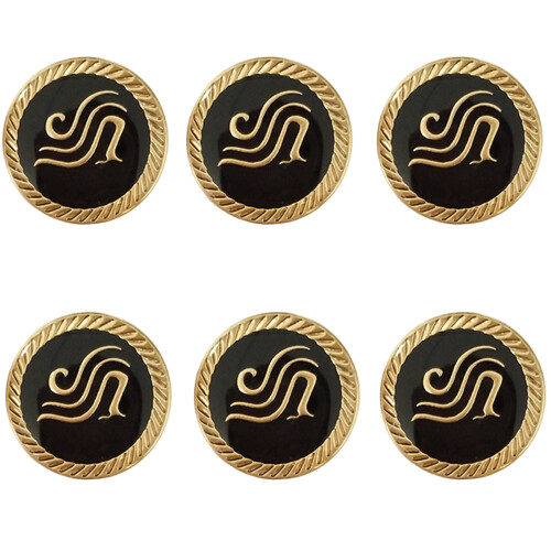 Airport Uniform Buttons Rustproof Metal Buttons-Style 6 6