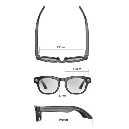 AI Small Glasses with Recording Voice Assistant Blue Light 2