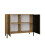 KAMARO 2D SLIM Commode, Artisan Eikenhout, Lattenfront 2