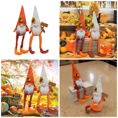 Herfst Oogstfestival Kabouters Pop Beeldje Polyester 1