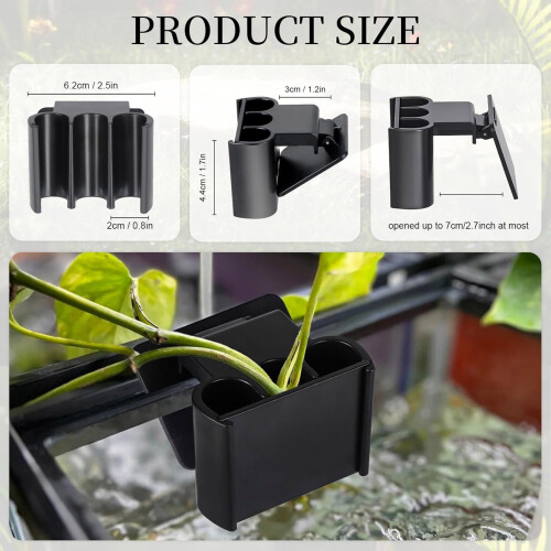 Modern Minimalists Aquariums Clip On Shelf for Hydroponic 2