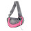 (Pink, S) Small Breathable Mesh Pet Carrier Shoulder Bag with Adjustable Strap 2