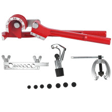 Kit d'outils de plomberie portable Masterful Plumbing Artisan, kit d'outils à évaser en acier inoxydable, poignée ergonomique antidérapante pour
