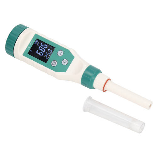 Salinity Tester for Freshwater and Seawater, Multi-parameter Water Quality Analyzer with Exchangeable Electrode, pH Meter with Temperature Compensatio 2