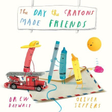 The Day the Crayons Made Friends by Drew Daywalt Hardcover Book