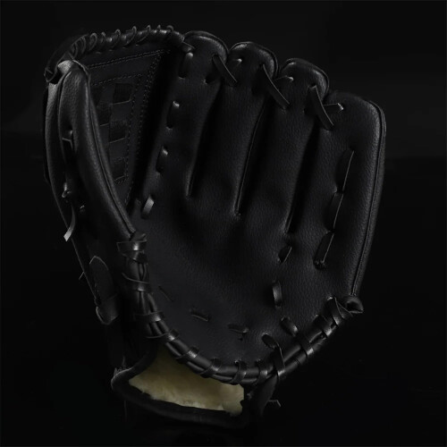 Softball Training Gloves LeftHanded For Adults  Adjustable, Comfortable, 11.5Inch Brown/Black