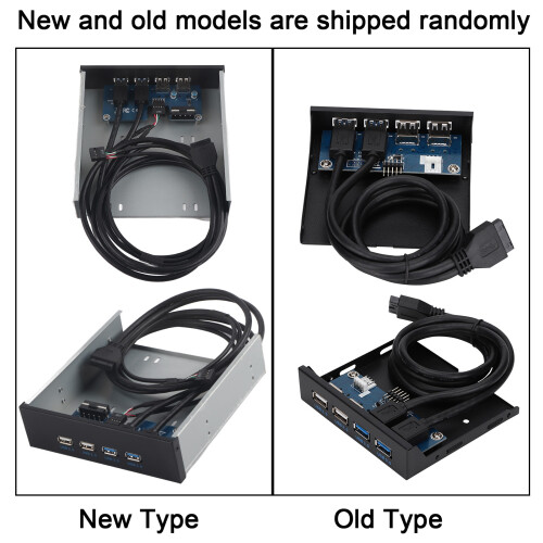 USB Hub for PC 2x USB 3.0 & 2x USB 2.0 Front Panel Drive Expansion
