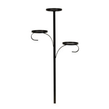 Practical 3 Layer Candelabra Tree Toppers Black Christmas-60cm