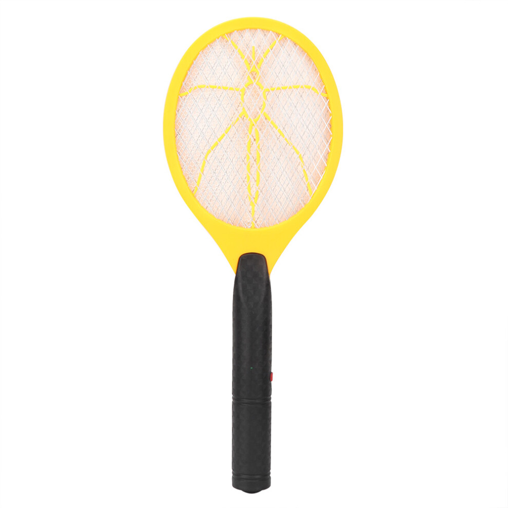 Yellow Portable Mosquito Swatter with High-volt Electric Zapper, Dual Modes for Efficient Indoor & Outdoor Pest Control-image-OPC-PNBD5W7-NEW